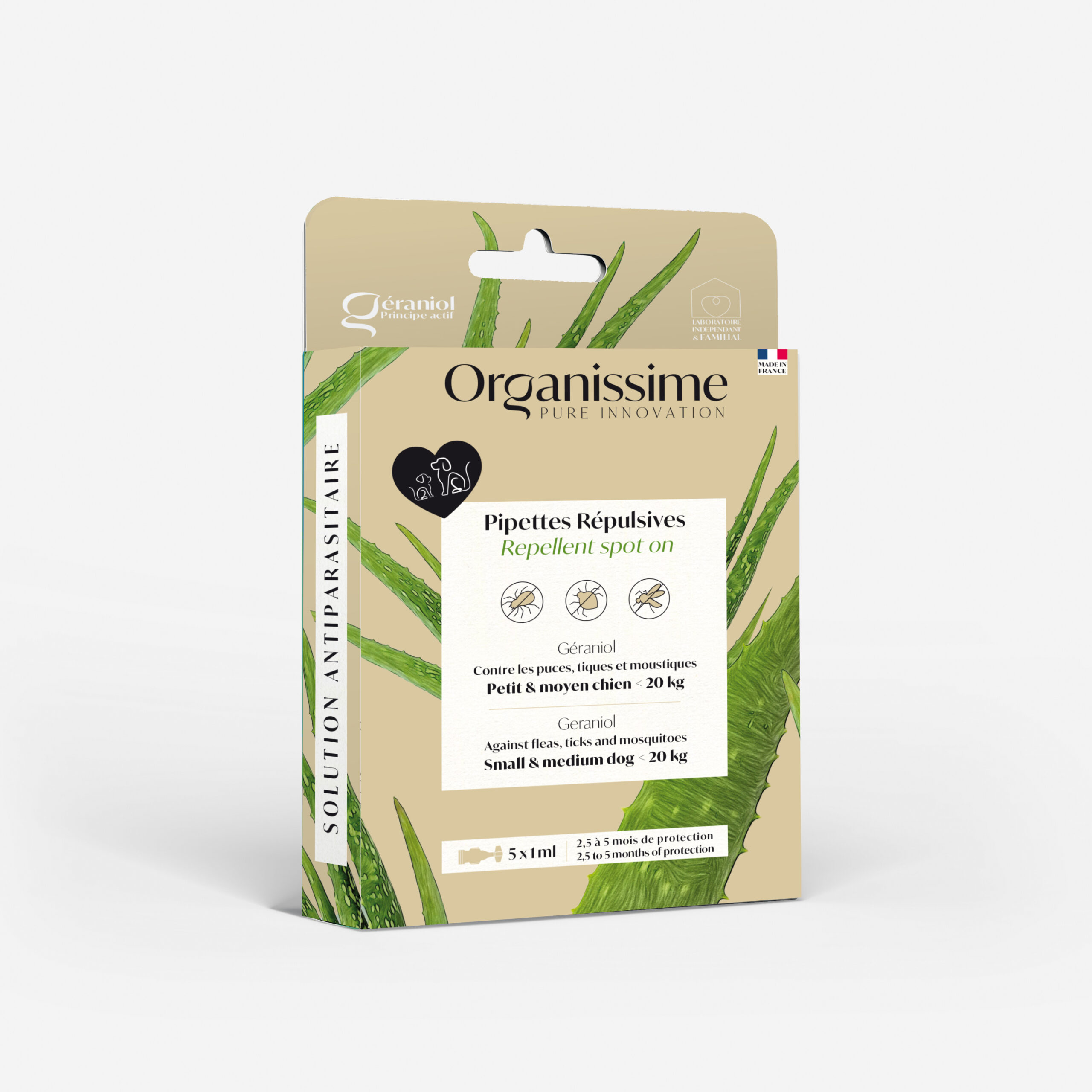 Biogance Organissime pipette cane piccolo geraniolo