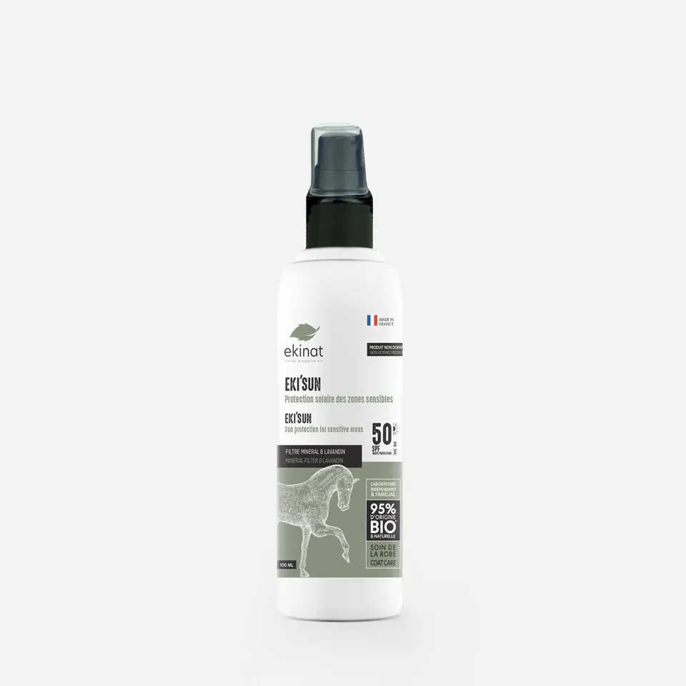 Ekinat Eki'sun protezione solare cavallo UV 100 ml zinco