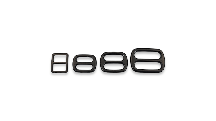 Toscani Scorrevoli anello zinco nero opaco 16 mm
