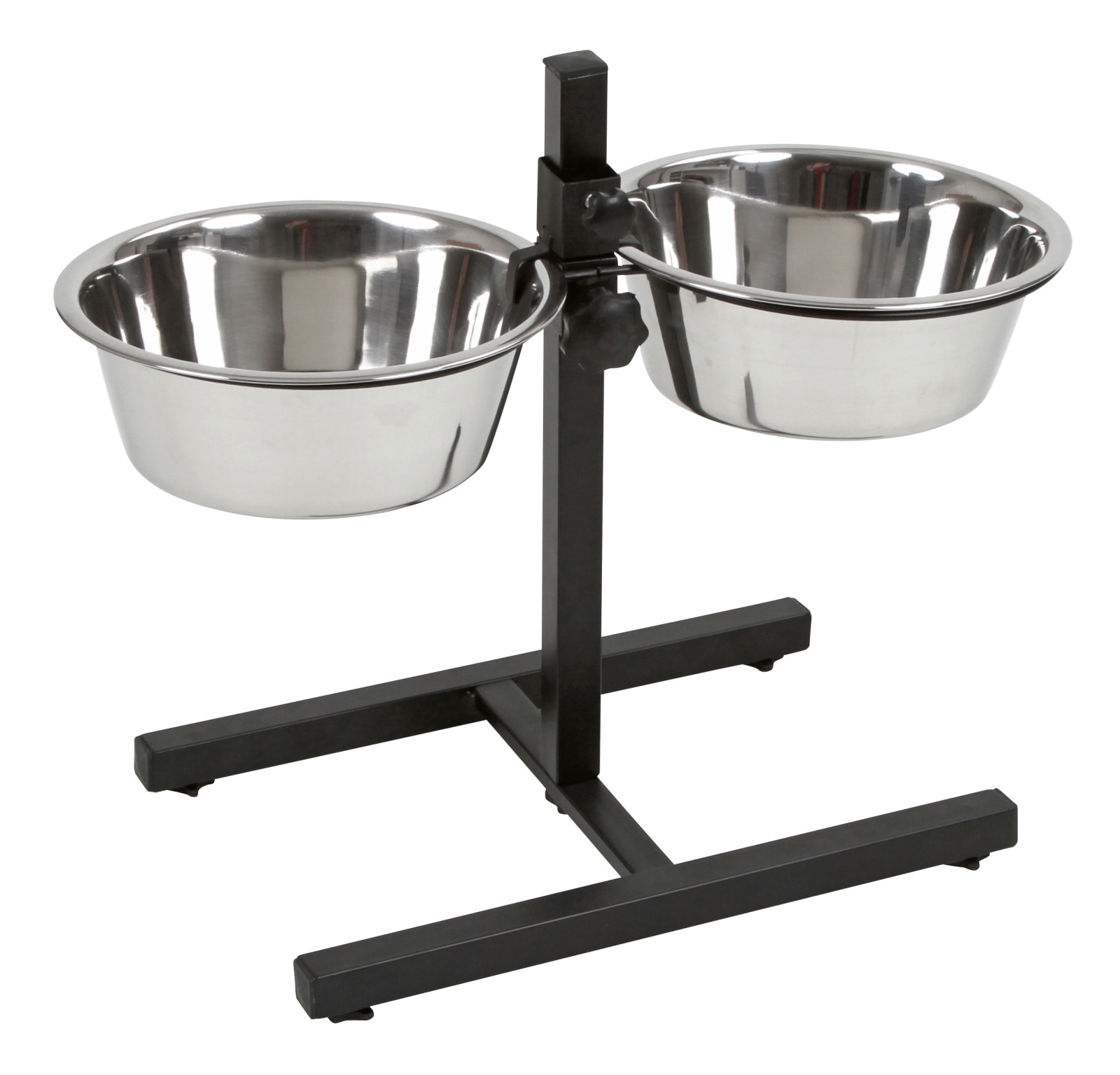 Kerbl Pet Feeding Bar ciotole cane rialzate acciaio