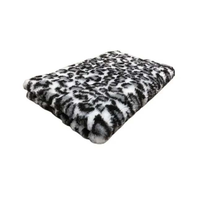 Toscani Vet Bed tappeto per animali leopardo grigio antiscivolo