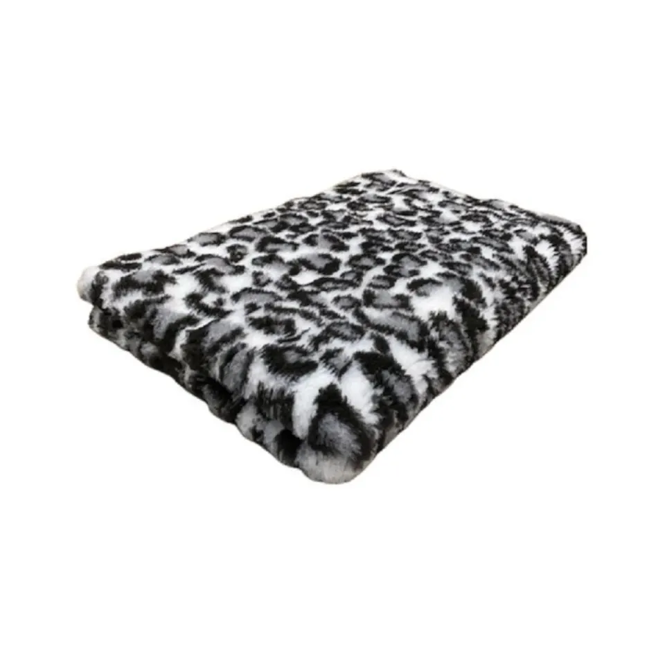 Toscani Vet Bed tappeto per animali leopardo grigio antiscivolo