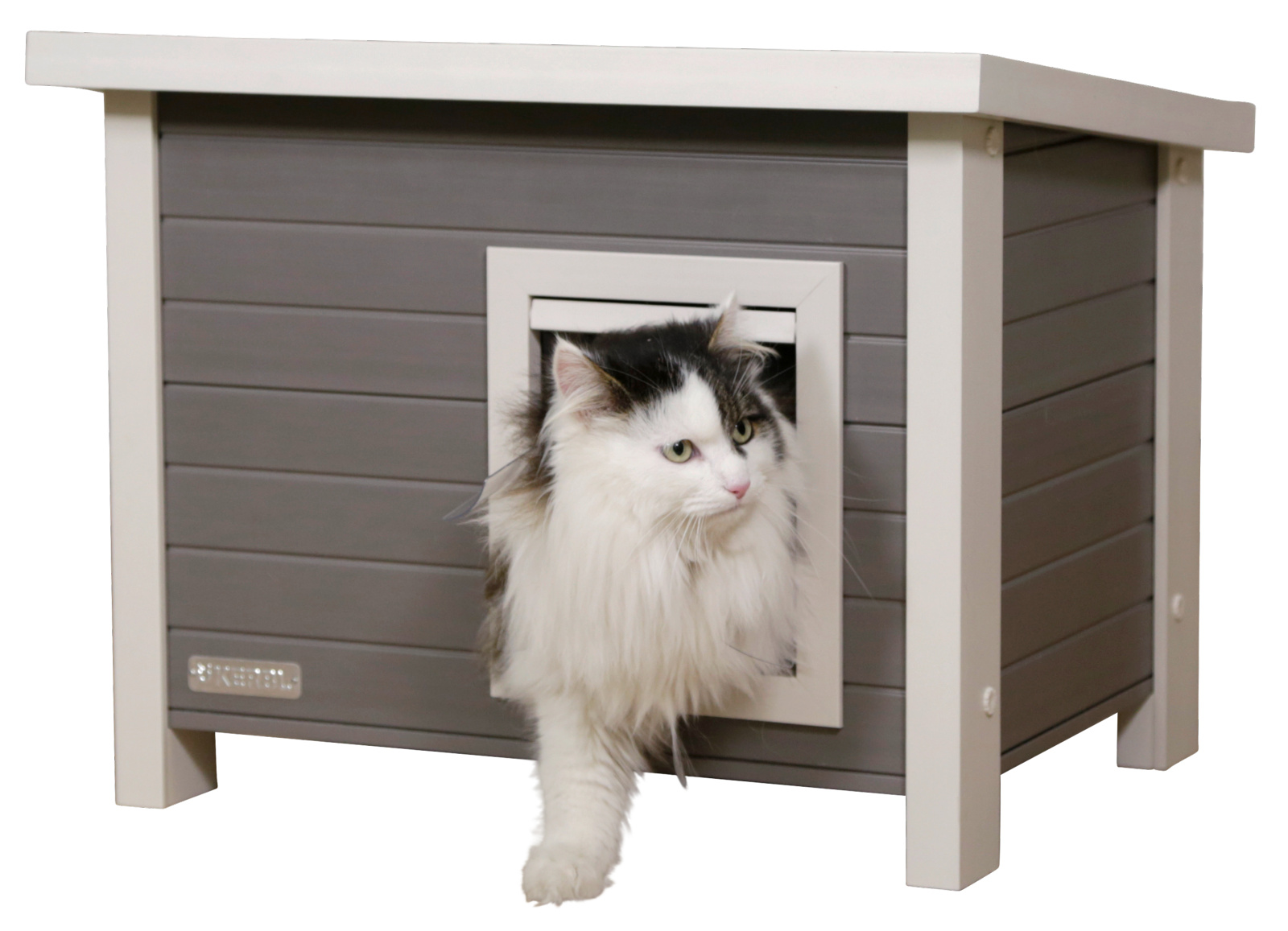 Kerbl Pet Eli casetta gatto esterno impermeabile isolata