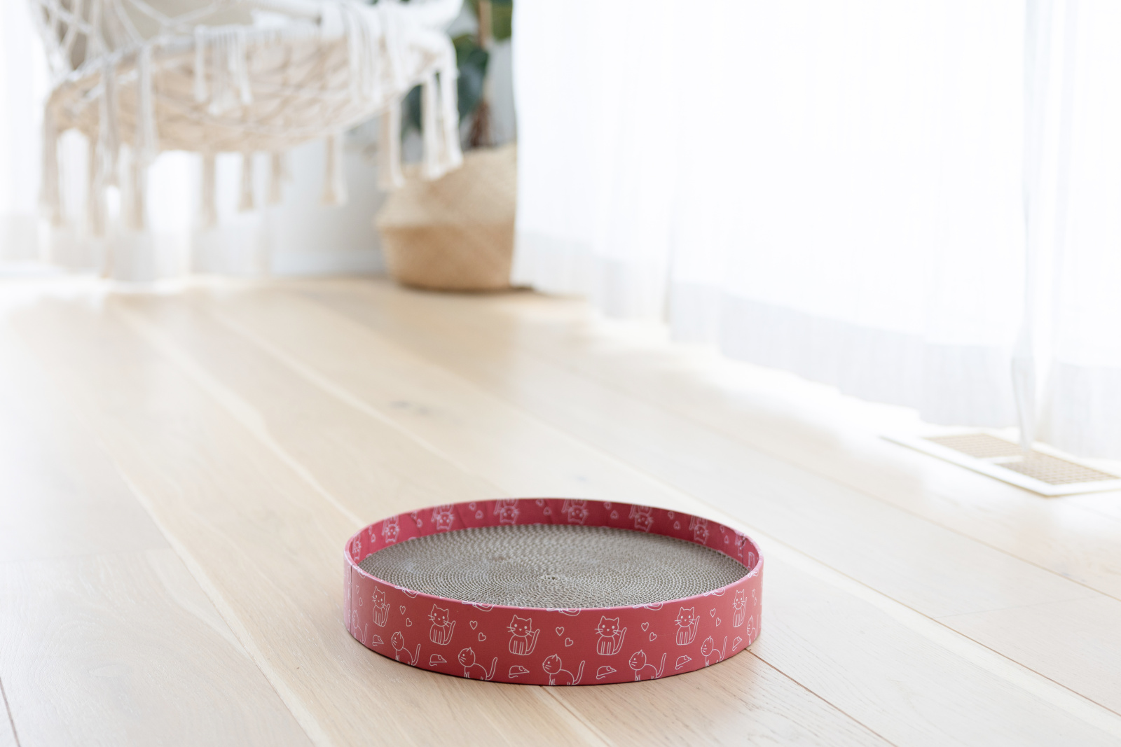 Kerbl Cat Scratch Bed Circle tiragraffi gatto cartone catnip