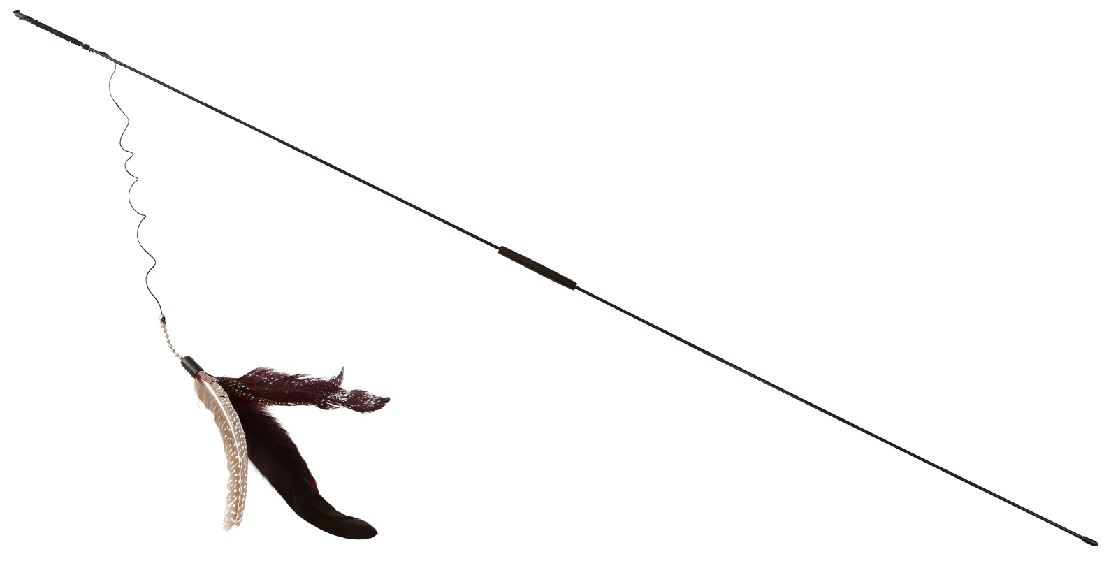 Kerbl Pet Fishing Rod XXL canna pesca gatto con piume