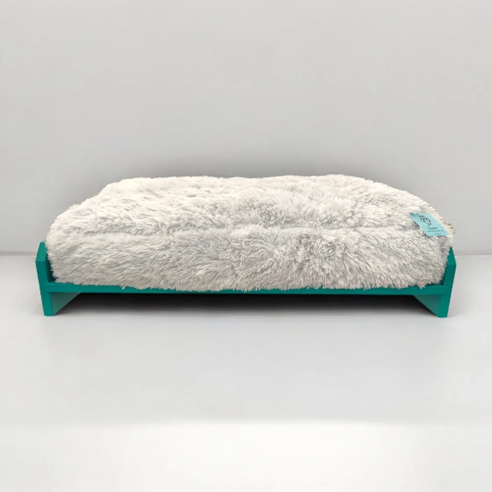 Toscani Vet Bed Divano Legno Laguna Cuscino Fluffy
