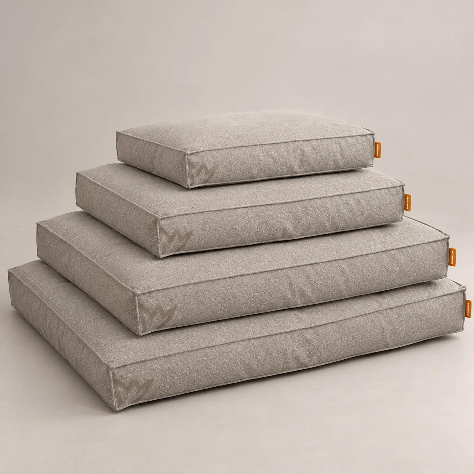 Rudelkönig Sluma cuccia cane memory foam beige con cuscino M
