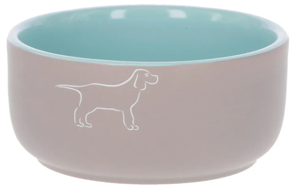 Kerbl Spirit ciotola cane ceramica smaltata con motivo