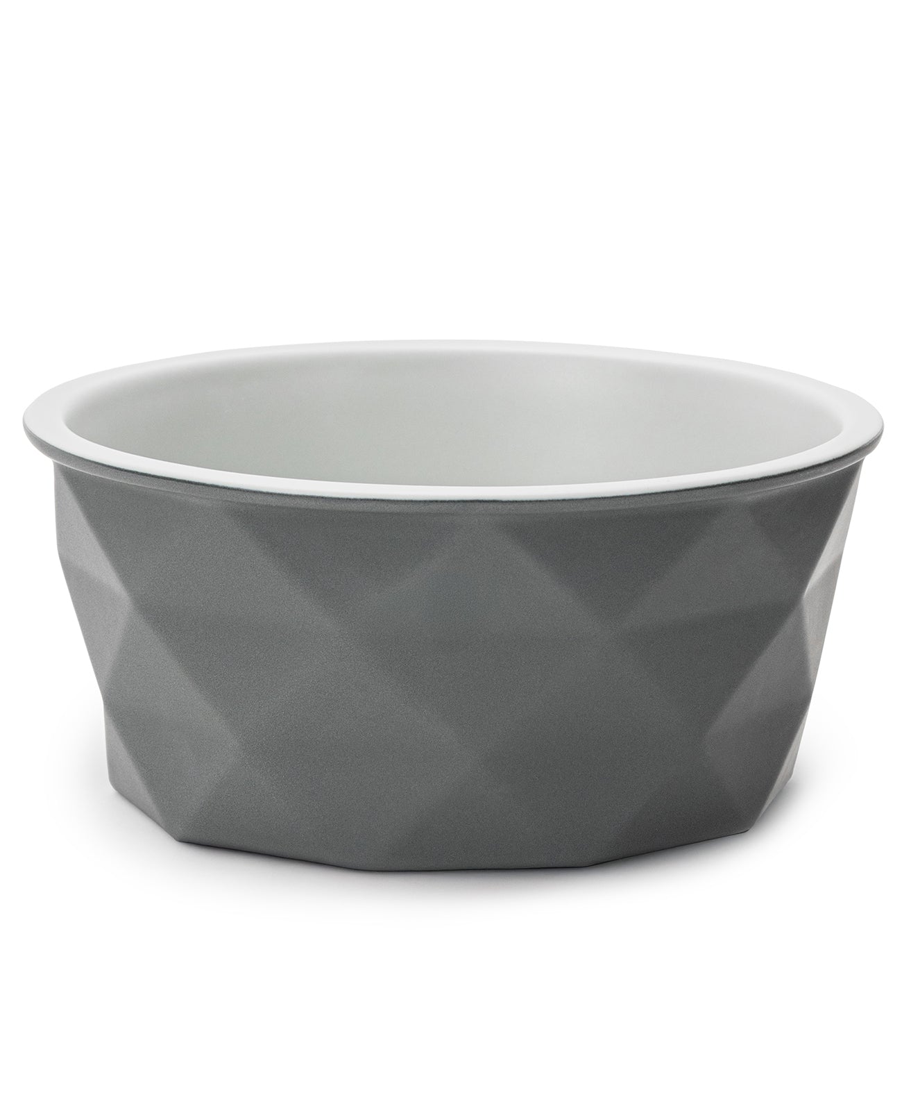 Lionto Katzenäpfe Ciotola Ceramica Gatto 350 ml Grigio Opaco