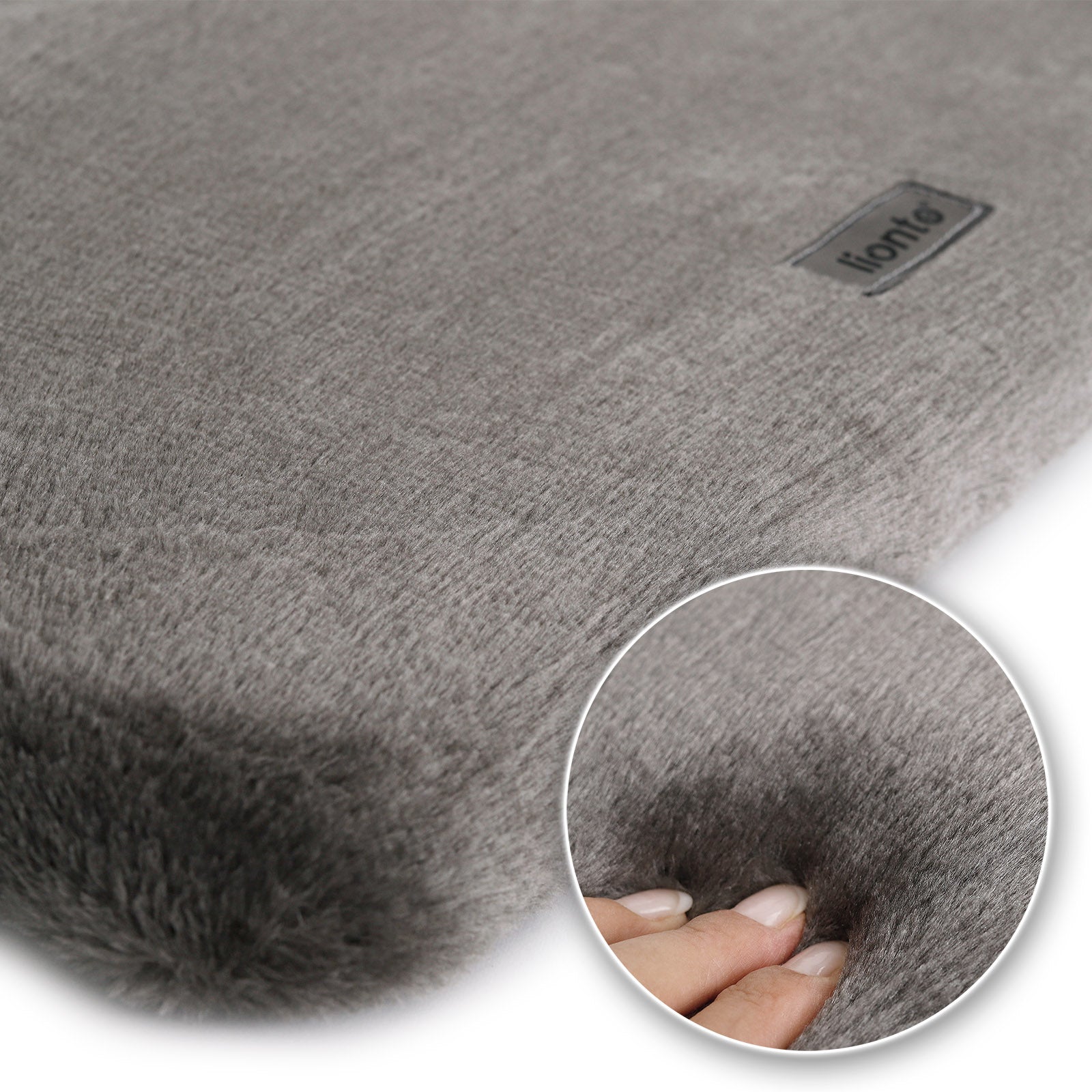 Lionto Lettino Finestra 35x50 cm Cuccia Gatti Grigio Chiaro