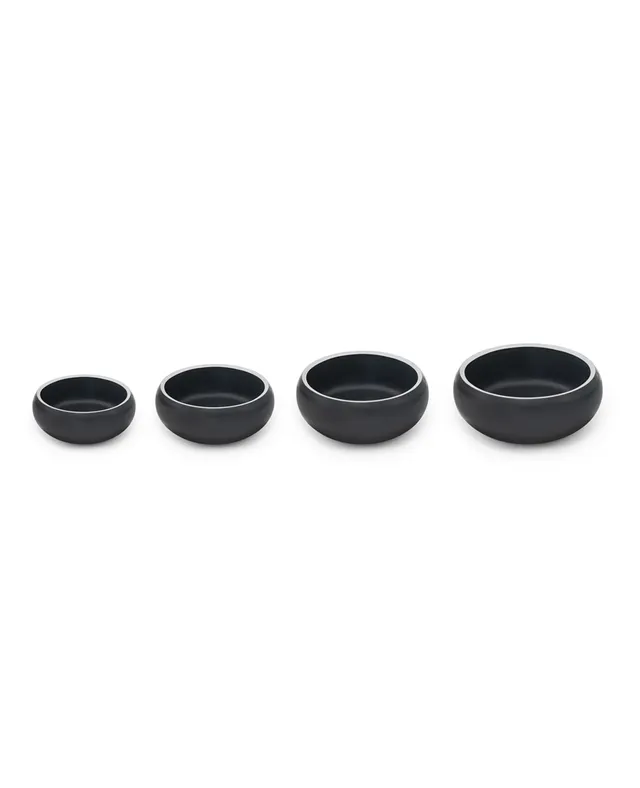 Lionto Hundenäpfe Ciotola Acciaio Cane 800 ml Nera Antiscivolo