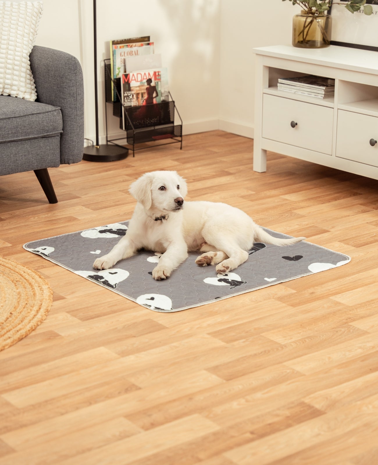 Lionto Traverse per Cani 91x86 cm Lavabili 2 Pezzi 4 Strati