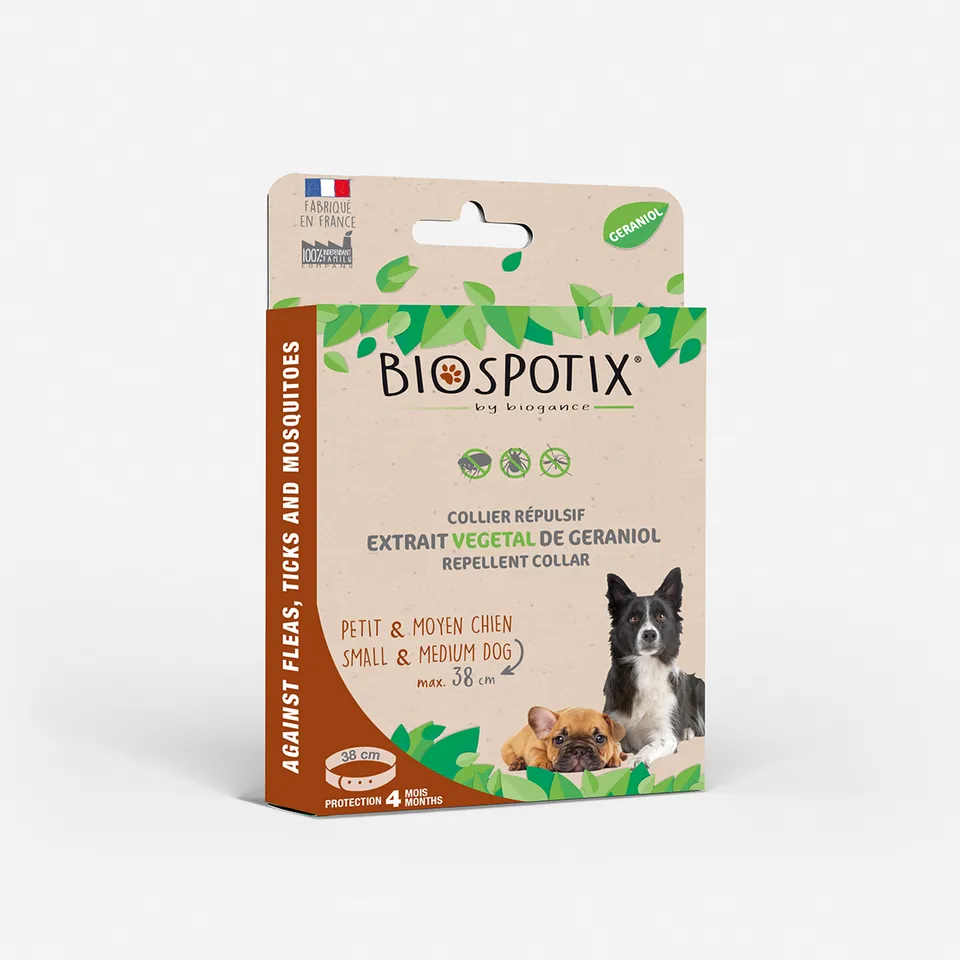 Biogance Biospotix collare cane piccolo geraniolo
