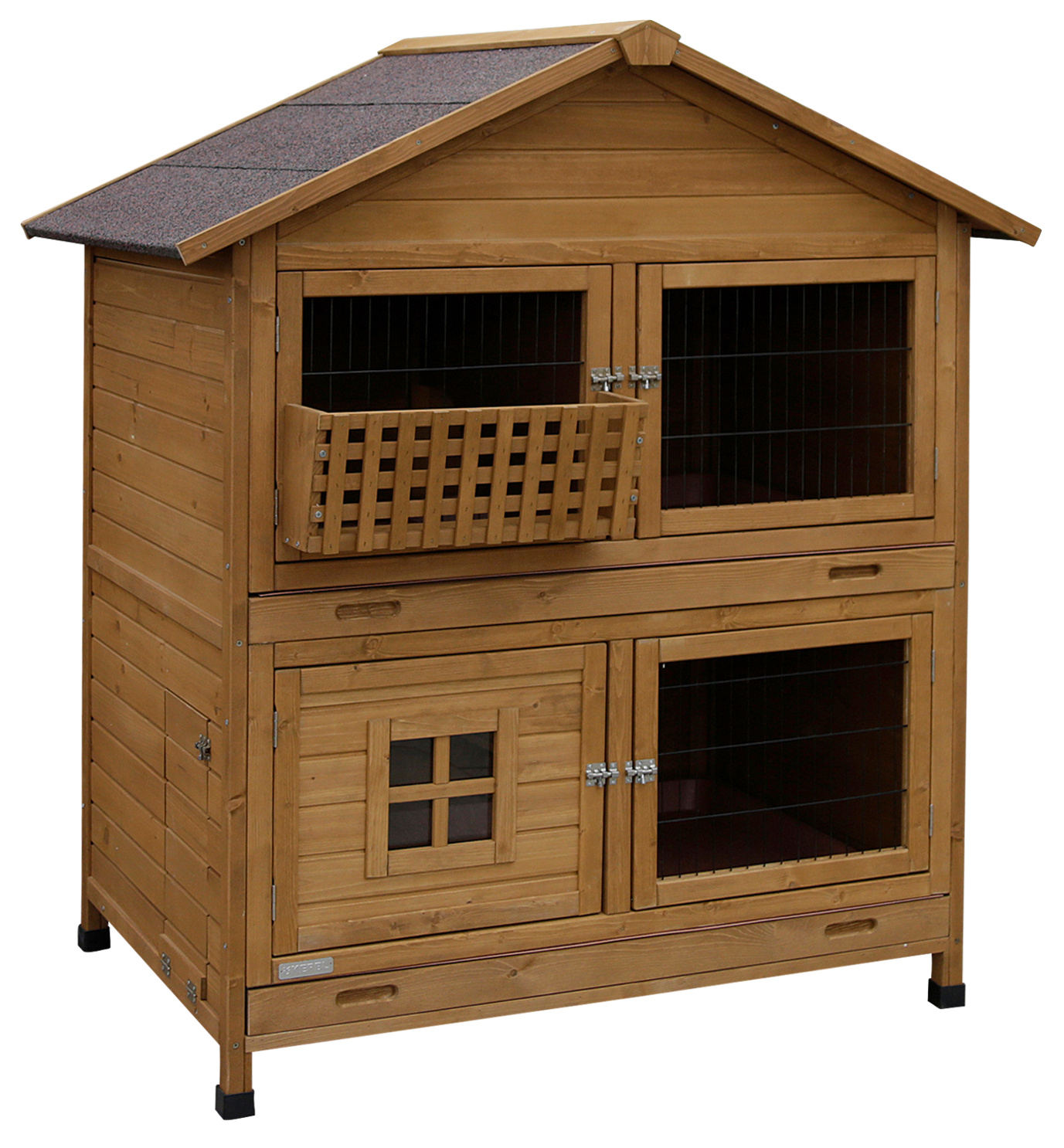 Kerbl Pet Südtirol gabbia conigli legno 116 cm
