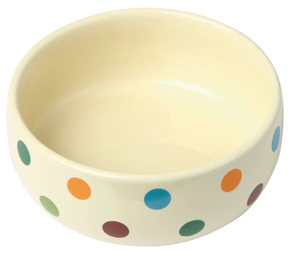 Kerbl Cat Bowls Ceramic Bowl Dots ciotola ceramica pois