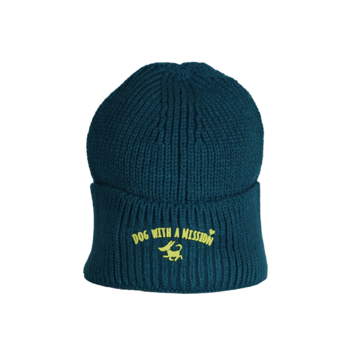 Dog with a Mission Mutsen Beanie berretto blu scuro turchese
