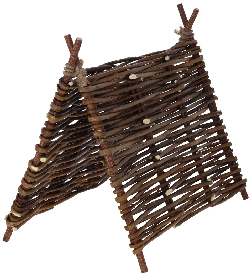 Kerbl Pet Teepee Tent Nature tenda per conigli 37 cm in salice