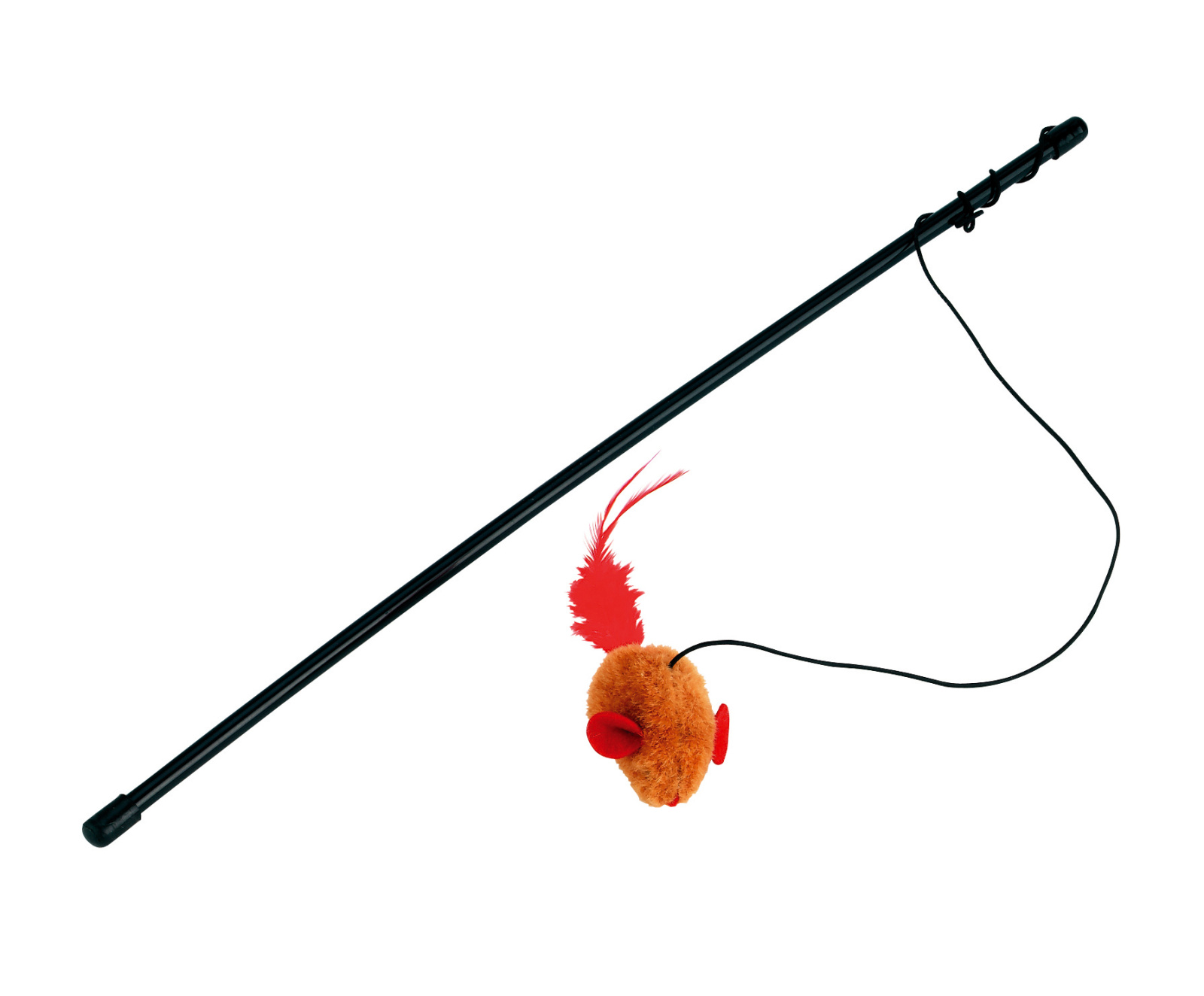 Kerbl Pet Maus canna da pesca gatto gioco topo interattivo