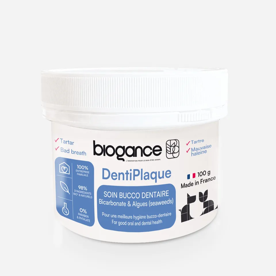 Biogance Dentiplaque cura denti cane gatto alghe